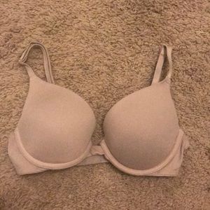 PINK Victoria’s Secret Nude Push Up Bra